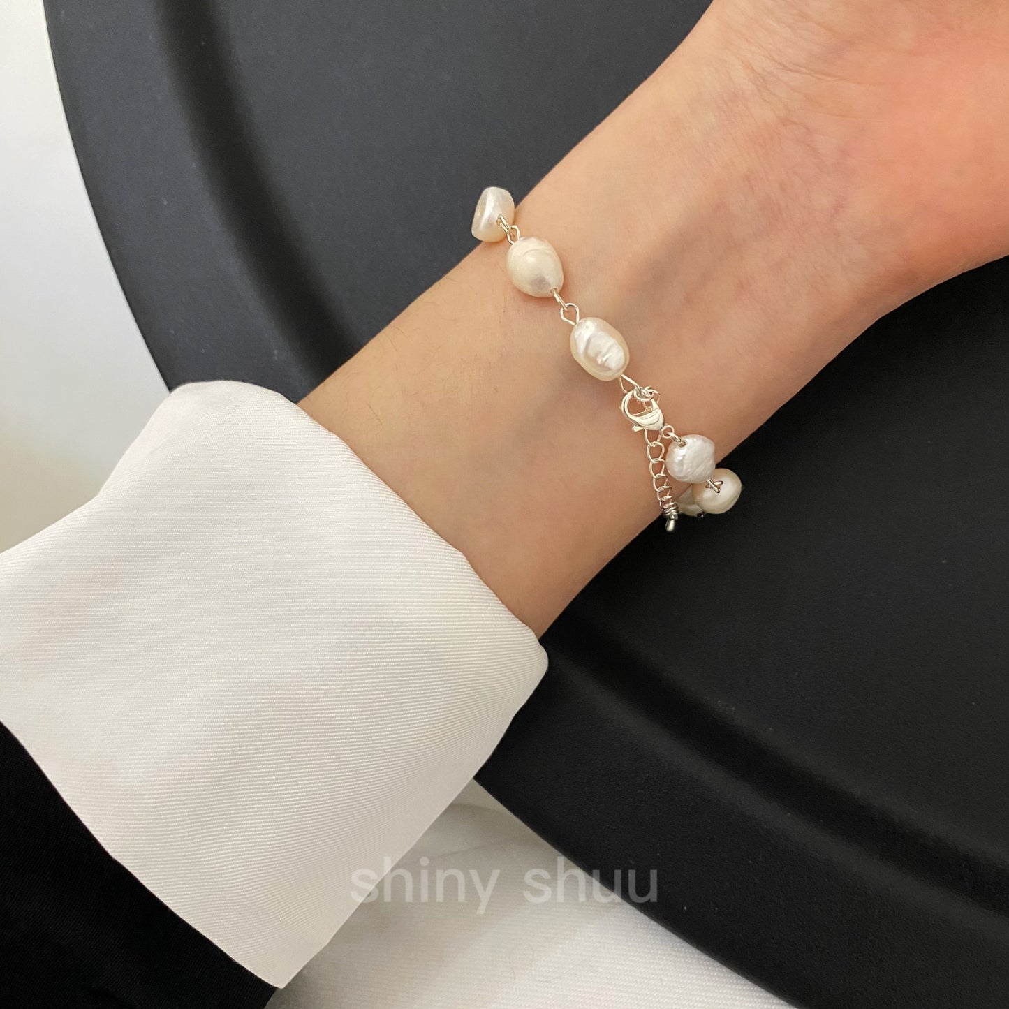 Classic Freshwater Pearl Chain Bracelet