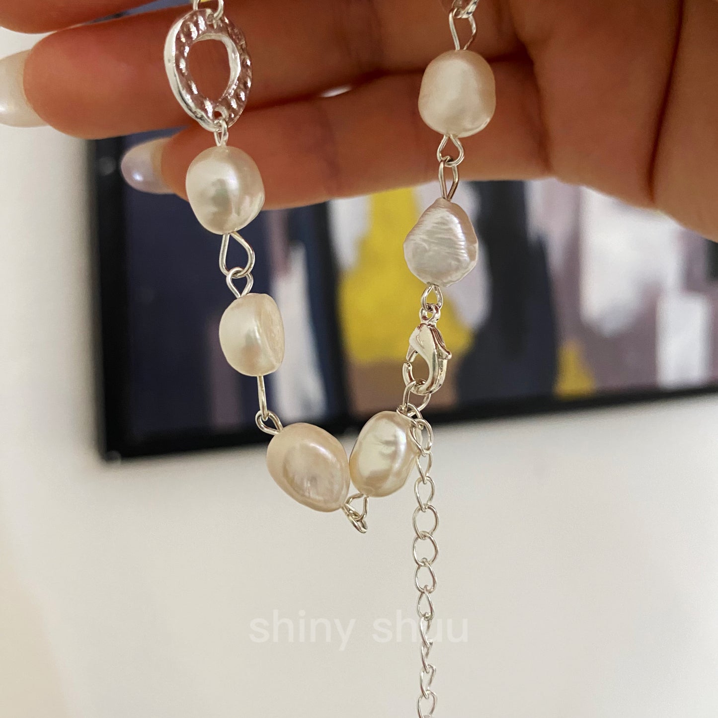 Classic Freshwater Pearl Chain Bracelet